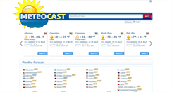 Desktop Screenshot of meteocast.net